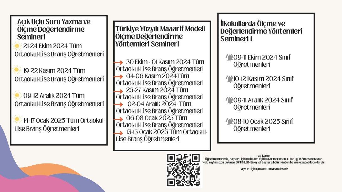 Türkiye Yüzyılı Maarif Modeli Hizmet İçi Eğitim Başvuruları Başladı